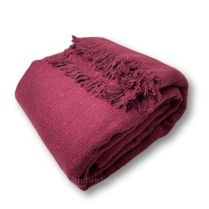 Manta para Sofá Cama Gigante Super King 1,80 X 3,00 100% Algodão Protetor Capa:vinho