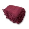 Manta para Sofá Cama Gigante Super King 1,80 X 3,00 100% Algodão Protetor Capa:vinho - 2