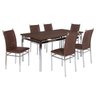 Conjunto Sala de Jantar Tokio Mesa Riviera 6 Cadeiras - 2