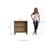 Balcão de Cozinha Laura 80cm 02 portas LA1101 Delmarco - Delmarco Mel/Branco Touch - 2