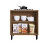 Balcão de Cozinha Laura 80cm 02 portas LA1101 Delmarco - Delmarco Mel/Branco Touch - 4