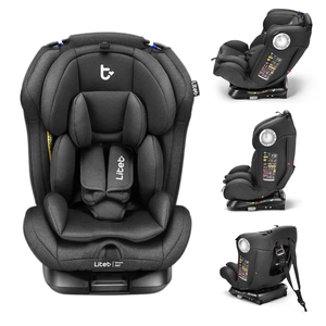 Cadeirinha Cadeira de Bebê para Auto Carro 0 a 36 Kg Isofix Reclinavel Gira 360° Litet