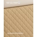 Ver imagem 5 de Saia para Cama Box Matelada com Elástico Casal Cor Bege 1 Peça