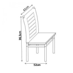 Conjunto Sala de Jantar Tokio Mesa 4 Cadeiras - 3