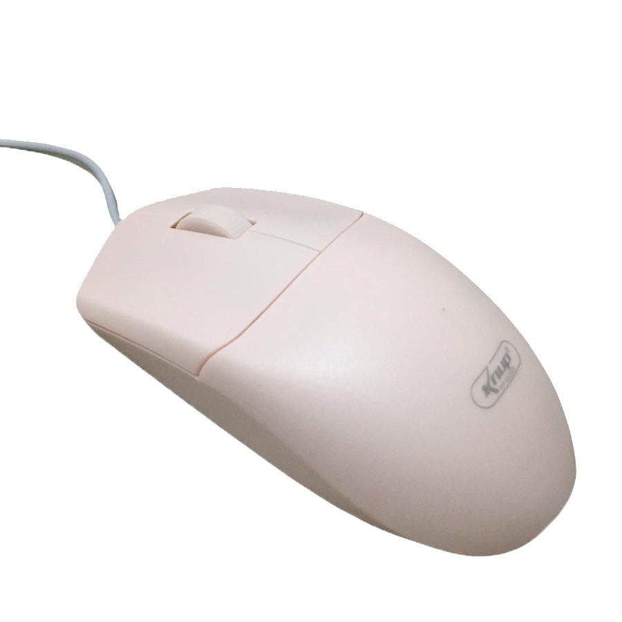 Mouse Óptico com Fio USB 1000Dpi 3 Botões Kp-Mu009 Rosa Knup - 1