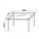 Ver imagem 3 de Conjunto Sala de Jantar Tokio Mesa 4 Cadeiras