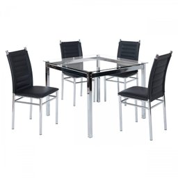 Conjunto Sala de Jantar Tokio Mesa 4 Cadeiras - 2