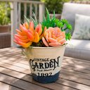 Ver imagem 2 de Arranjo Vaso Decoração Suculenta Flor Planta Artificial 20cm Garden