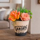 Ver imagem 3 de Arranjo Vaso Decoração Suculenta Flor Planta Artificial 20cm Garden