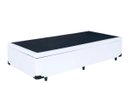 Ver imagem 2 de Base Box Baú Solteiro a Colchões Sintético Branco 49x88x188