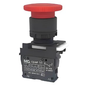 Botoeira Cogumelo Pulsador Curto 1nf Vm - Margirius