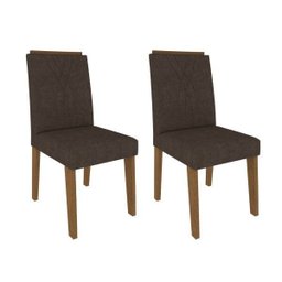 Conjunto Sala de Jantar Mesa Alana 6 Cadeiras Nicole Cimol - 6 Conjunto Sala de Jantar Mesa Alana 6 Cadeiras Nicole Cimol - 6