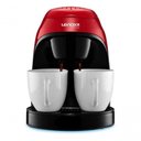 Ver imagem 2 de Cafeteira Eletrica 450W C-2 Xicaras Porcelana Lenoxx - Red 220V