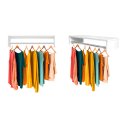 Ver imagem 3 de Arara de Roupas Suspensa 60cm com Cabideiro MDF Branco Pendurador