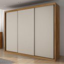 Ver imagem 7 de Guarda Roupa Casal Palazzo e Cômoda Seul Cumaru 25 Fendi - Novo Horizonte