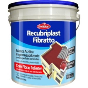 Manta Acrílica Impermeabilizante Fibratto Recubriplast 12 Lt Branco