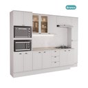 Ver imagem 2 de Cozinha Milla Unique 14 Portas 3 Gavetas MDF 310cm Branco Móveis Carraro