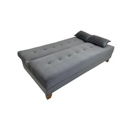 Sofá Cama Arpoador 1.85m – Cinza Veludão - 9