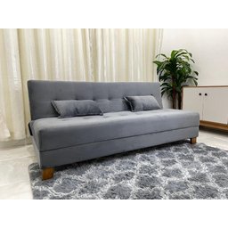Sofá Cama Arpoador 1.85m – Cinza Veludão - 4