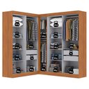 Ver imagem 4 de Módulo de Canto com Puxadores Mdf e Espelho Paris