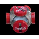 Ver imagem 4 de Baleiro Giratório Coca Cola Vidro Bala Doçes Bomboniere