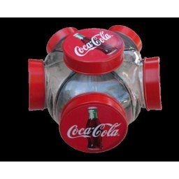Baleiro Giratório Coca Cola Vidro Bala Doçes Bomboniere - 4