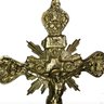 Crucifixo Bronze Altar Mesa Todo Trabalhado Igreja - 4