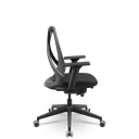 Ver imagem 3 de Cadeira Escritório Presidente Tela Bix-x+ Autocompensador Slider Braços 4d Shift Plaxmetal Preta