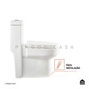 Ver imagem 6 de Vaso Sanitário Monobloco Galena Pingoo.casa - branco