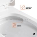 Ver imagem 3 de Vaso Sanitário Monobloco Galena Pingoo.casa - branco