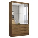 Ver imagem 1 de Guarda-roupa Sevilha 2 Portas 6 Gavetas Premium Carioca Móveis