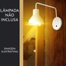 Arandela Interna Viena Branco Cobreado-Kin - 4