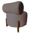 Ver imagem 4 de Kit 2 Poltronas Decorativa Mônaco Suede Capuccino