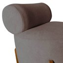 Ver imagem 5 de Kit 2 Poltronas Decorativa Mônaco Suede Capuccino
