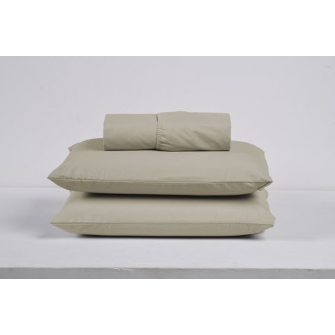 Lençol Cama Box Casal 200 Fios 3 Peças Conjunto 100% Algodão:avela