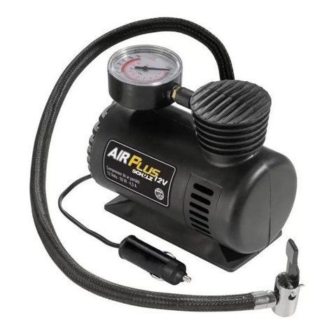Compressor Air Plus 12V 50W Automotivo Schulz