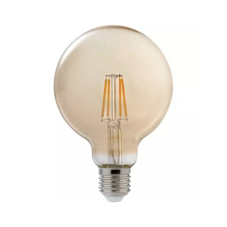 G95 FILAMENTO LED BULBO AMBAR 4W 2000K AUTOVOLT E27 UNICO