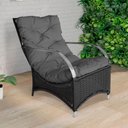 Ver imagem 1 de Poltrona Roma para Área Externa de Alumínio e Fibra Sintética