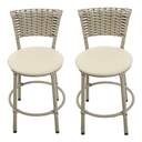 Ver imagem 1 de Kit 2 Banquetas Baixa Cozinha Toda Encapada