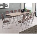Ver imagem 1 de Conjunto de Mesa com 10 Cadeiras Cannes Novabras