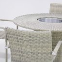 Ver imagem 6 de Jogo de Mesa para Área Externa com Mesa Balde Porta Bebidas Cadeiras Fibra Sintética