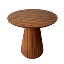 Ver imagem 1 de Mesa Cone Lateral Pau Ferro Linear Tampo 51 cm Personal Decor Design Mesa Lateral Cone Redonda Marro
