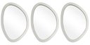 Ver imagem 1 de Kit Espelho Decorativo Orgânico Branco 29x44cm 29x44cm 29x44cm Eppp