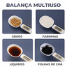 Colher Balança Digital 500g Precisão 0,1g Tara e Bloqueio Ideal Cozinha, Farmácia  Cores Sortida - 2