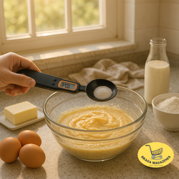 Colher Balança Digital 500g Precisão 0,1g Tara e Bloqueio Ideal Cozinha, Farmácia  Cores Sortida - 7