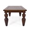 Mesa de Jantar em Madeira Maciça Pés Torneados Flower 200cm Canela - 6