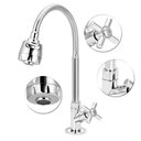 Ver imagem 2 de Torneira Cozinha Abs Mesa/bancada Tubo Gourmet Flexível 1/4v