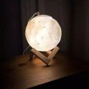 Ver imagem 3 de Luminária Lua 3D Difusor Umidificador Ar 880Ml De Mesa