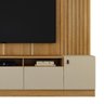 Estante Home Theater Mônaco Ripado 5 Portas Cinamomo/off White para Tv até 65” - Valdemóveis - 4