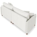 Ver imagem 6 de Sofá 3 Lugares Living 232cm Pé Madeira Zoe Boucle Bege Z08 - Mpozenato